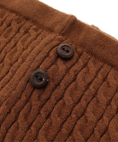 apres les cours（アプレレクール）の「ケーブルニットレギンスパンツ（レギンス/スパッツ・キッズ・アイボリー/チャコール/キャメル・110/90/120/130/80/100）」の8枚目の写真