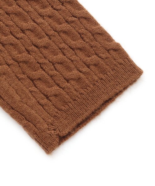 apres les cours（アプレレクール）の「ケーブルニットレギンスパンツ（レギンス/スパッツ・キッズ・アイボリー/チャコール/キャメル・110/90/120/130/80/100）」の13枚目の写真