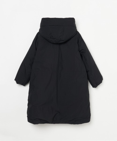 HELIOPOLE（エリオポール）の「LONG DOWN HOODY（ダウンジャケット/コート・レディース・チャコールグレー/ブラック・38/36）」の6枚目の写真
