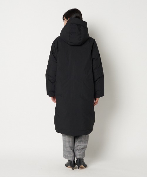 HELIOPOLE（エリオポール）の「LONG DOWN HOODY（ダウンジャケット/コート・レディース・チャコールグレー/ブラック・38/36）」の14枚目の写真