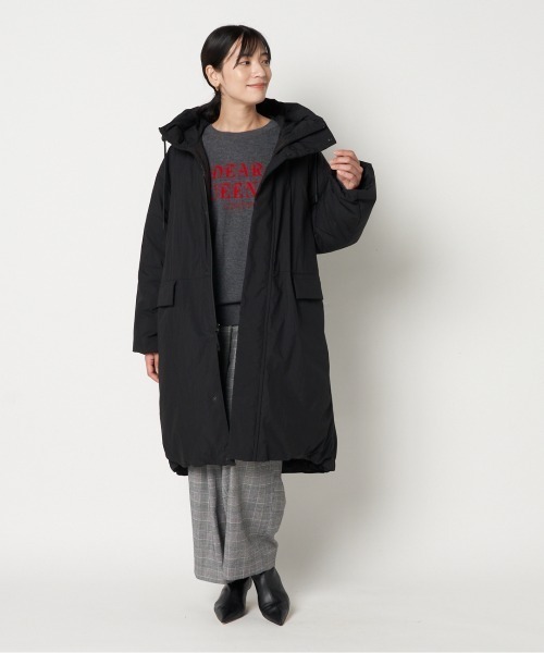 HELIOPOLE（エリオポール）の「LONG DOWN HOODY（ダウンジャケット/コート・レディース・チャコールグレー/ブラック・38/36）」の16枚目の写真