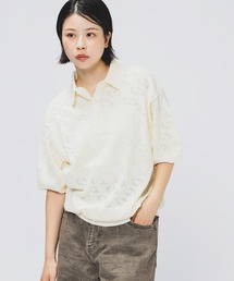 BEAMS / メッシュ ニット ポロシャツ