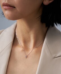Jouete（ジュエッテ）の「○K18WG ネックレス クロス（ネックレス