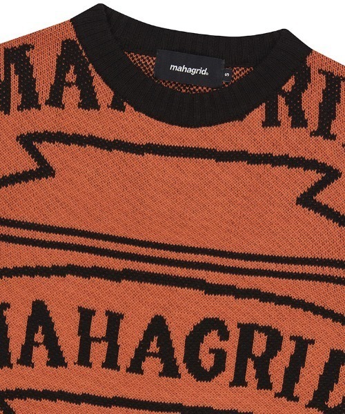 さらに100円引き◆MAHAGRID◆FLAG LOGO KNIT VEST FLAG LOGO KNIT VEST - mahagrid | 60% - Asian Fashion Online