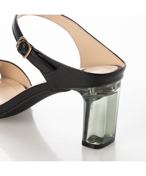 EVOL（イーボル）の「【EVOL】スクエアクリアヒールサンダル IW5301（サンダル・レディース・ゴールド/ブラック/アイボリー/シルバー/ゴールド系その他・S/M/L/LL）」の18枚目の写真