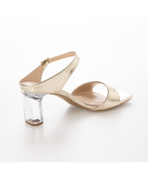 EVOL（イーボル）の「【EVOL】スクエアクリアヒールサンダル IW5301（サンダル・レディース・ゴールド/ブラック/アイボリー/シルバー/ゴールド系その他・S/M/L/LL）」の21枚目の写真