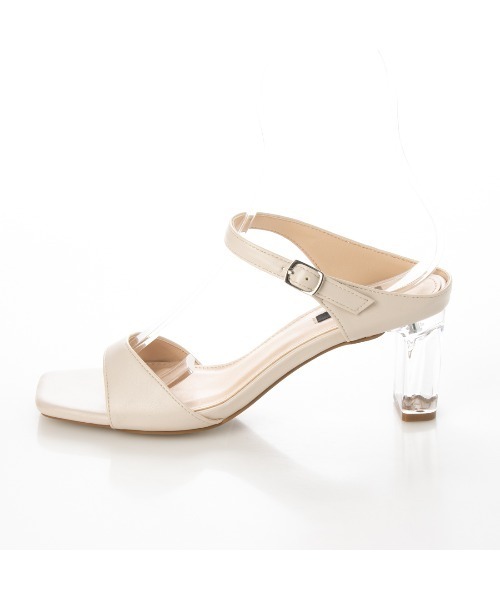 EVOL（イーボル）の「【EVOL】スクエアクリアヒールサンダル IW5301（サンダル・レディース・ゴールド/ブラック/アイボリー/シルバー/ゴールド系その他・S/M/L/LL）」の13枚目の写真