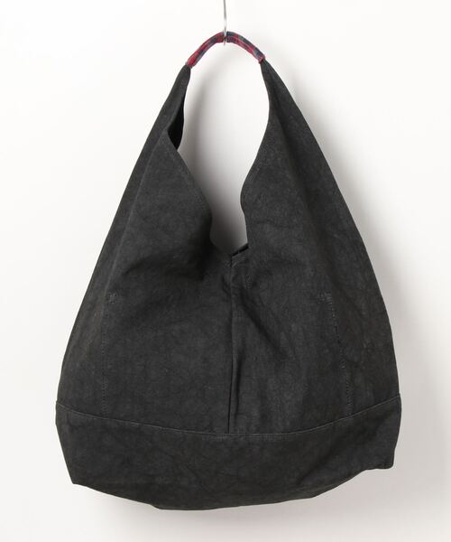 EARTH MADE（アースメイド）の「ムラ染めキャンバス TOTE / L（トートバッグ・メンズ・オレンジ/チャコールグレー/カーキ・FREE）」の5枚目の写真