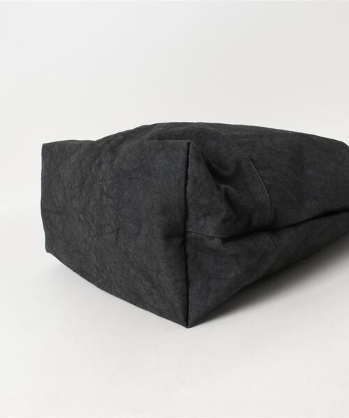 EARTH MADE（アースメイド）の「ムラ染めキャンバス TOTE / L（トートバッグ・メンズ・オレンジ/チャコールグレー/カーキ・FREE）」の6枚目の写真