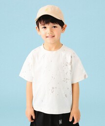 B:MING by BEAMS（ビーミングバイビームス）の「【接触冷感】B:MING by BEAMS / スプラッシュ プリント ショートスリーブ Tシャツ（100～140cm)（Tシャツ/カットソー・キッズ）」