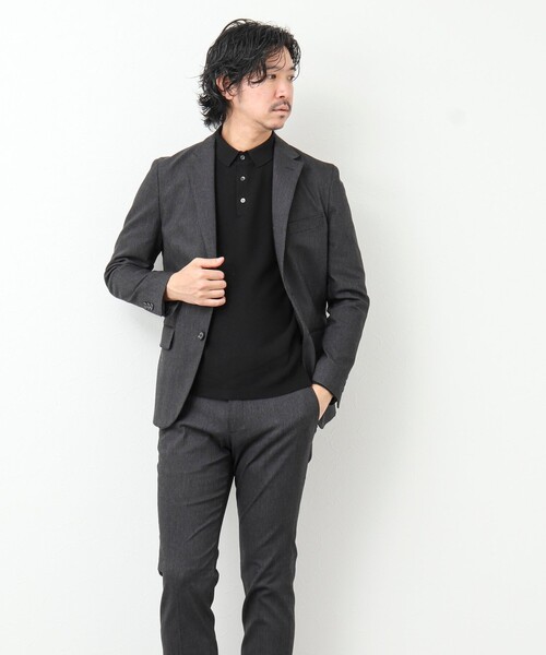 NOLLEY'S goodman（ノーリーズグッドマン）の「《セットアップ対応》サーモウォーカー ストレッチパンツ（その他パンツ・メンズ・チャコールグレー/ブルー・L/M/S）」の2枚目の写真