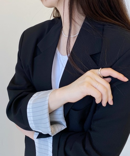 minsobi（ミンソビ）の「ウェーブリング（リング・メンズ・シルバー/ゴールド・FREE）」の7枚目の写真