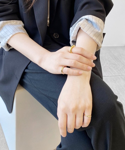 minsobi（ミンソビ）の「ウェーブリング（リング・メンズ・シルバー/ゴールド・FREE）」の16枚目の写真