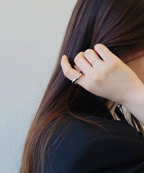 minsobi（ミンソビ）の「ウェーブリング（リング・メンズ・シルバー/ゴールド・FREE）」の8枚目の写真