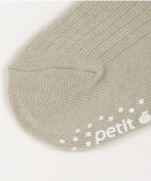 petit main(プティマイン)の「アソート3Pソックス(ベビーシューズ/ベビーソックス・キッズ・ブルー/ライトグリーン/クリーム/ライトピンク・9-11cm/11-13cm)」の11枚目の写真