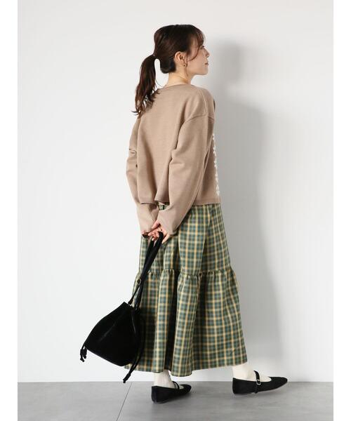 ehka sopo（エヘカソポ）の「花ジャカードショート丈カーディガン（カーディガン/ボレロ・レディース・グリーン/ベージュ/ブラック/ブルー・F）」の22枚目の写真