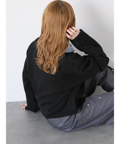 ehka sopo（エヘカソポ）の「花ジャカードショート丈カーディガン（カーディガン/ボレロ・レディース・グリーン/ベージュ/ブラック/ブルー・F）」の7枚目の写真