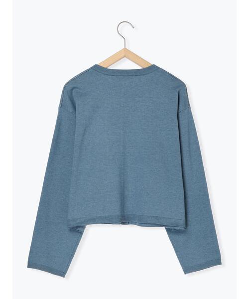 ehka sopo（エヘカソポ）の「花ジャカードショート丈カーディガン（カーディガン/ボレロ・レディース・グリーン/ベージュ/ブラック/ブルー・F）」の13枚目の写真