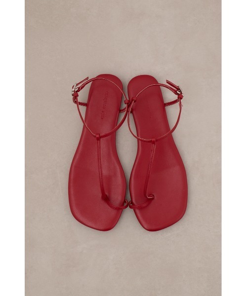 crie conforto（クリーコンフォルト）の「トングストラッピーサンダル（サンダル・レディース・アイボリー/ブラック/レッド・MEDIUM/LL/SMALL/LARGE）」の3枚目の写真