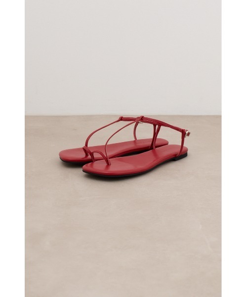 crie conforto（クリーコンフォルト）の「トングストラッピーサンダル（サンダル・レディース・アイボリー/ブラック/レッド・MEDIUM/LL/SMALL/LARGE）」の20枚目の写真