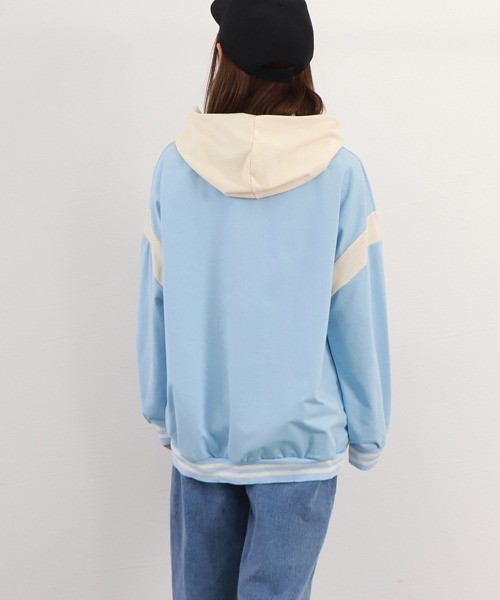 ⭐️新品.極美品【ESSENTIALスウェットパーカー& パンツ】ライトブルー M ⭐️極美品【ESSENTIAL スウェットパーカー& パンツ】ライトブルー M