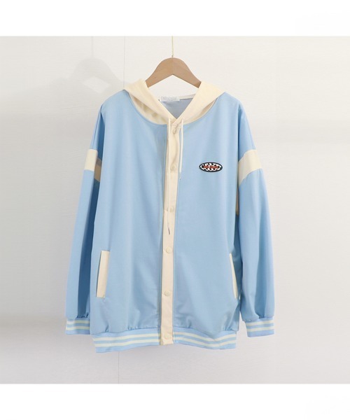 ⭐️新品.極美品【ESSENTIALスウェットパーカー& パンツ】ライトブルー M ⭐️極美品【ESSENTIAL スウェットパーカー& パンツ】ライトブルー M