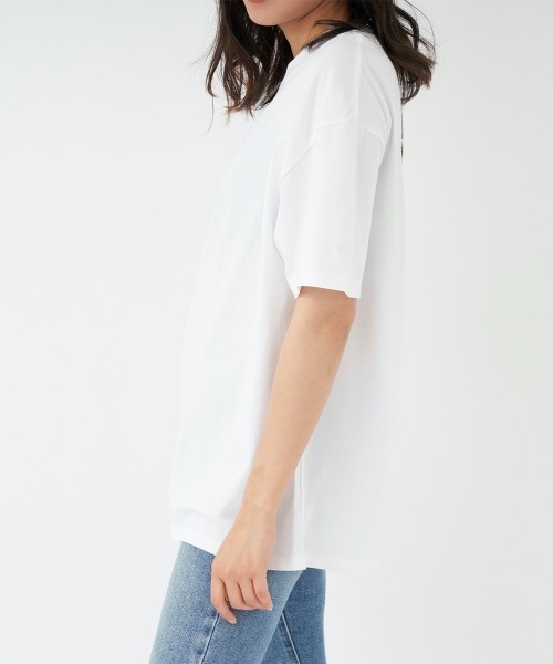 Ocean Pacific（オーシャンパシフィック）の「【OP/オーピー】レディース半袖Tシャツ　バックプリント（Tシャツ/カットソー・レディース・ベージュ/ブラック/ホワイト・LARGE/MEDIUM）」の12枚目の写真