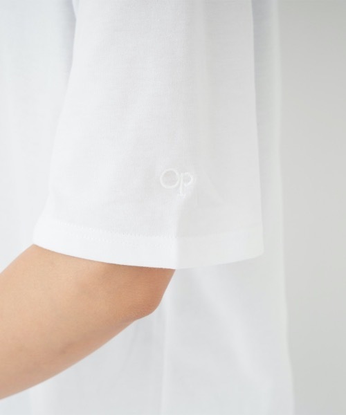 Ocean Pacific（オーシャンパシフィック）の「【OP/オーピー】レディース半袖Tシャツ　バックプリント（Tシャツ/カットソー・レディース・ベージュ/ブラック/ホワイト・LARGE/MEDIUM）」の15枚目の写真