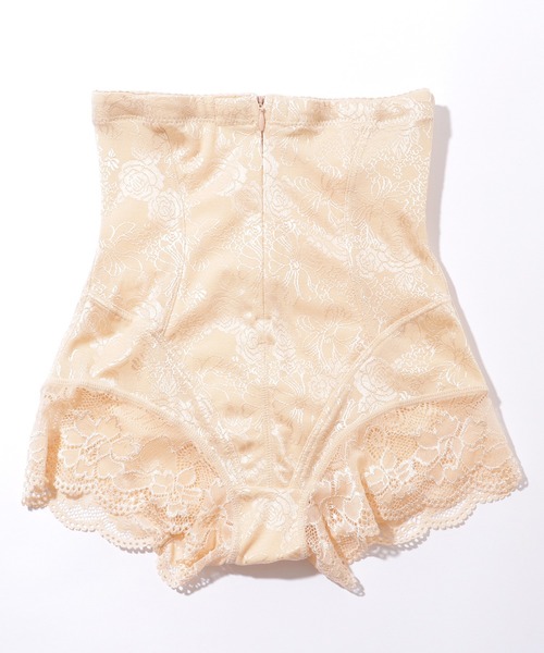 Lace Ladies(レースレディース)の「フロントジップ 花柄 レーシィ ハイウエスト ガードル(その他アンダーウェア/インナー・レディース・ブラック/ラベンダー/ベージュ・XXL/XL/L/M)」の15枚目の写真