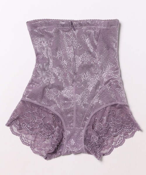 Lace Ladies(レースレディース)の「フロントジップ 花柄 レーシィ ハイウエスト ガードル(その他アンダーウェア/インナー・レディース・ブラック/ラベンダー/ベージュ・XXL/XL/L/M)」の17枚目の写真