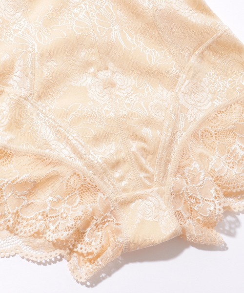 Lace Ladies(レースレディース)の「フロントジップ 花柄 レーシィ ハイウエスト ガードル(その他アンダーウェア/インナー・レディース・ブラック/ラベンダー/ベージュ・XXL/XL/L/M)」の21枚目の写真