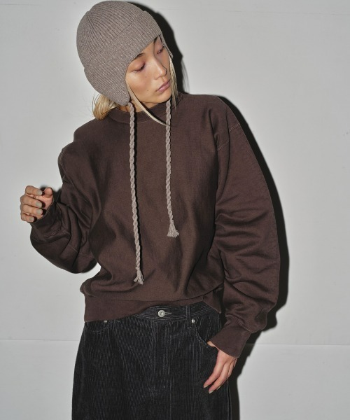 TODAYFUL(トゥデイフル)の「Vintage Sweat Pullover(パーカー・レディース・モカ/ブラック/ホワイト・FREE)」の3枚目の写真