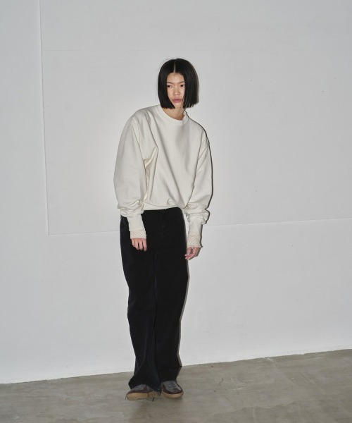 TODAYFUL(トゥデイフル)の「Vintage Sweat Pullover(パーカー・レディース・モカ/ブラック/ホワイト・FREE)」の4枚目の写真