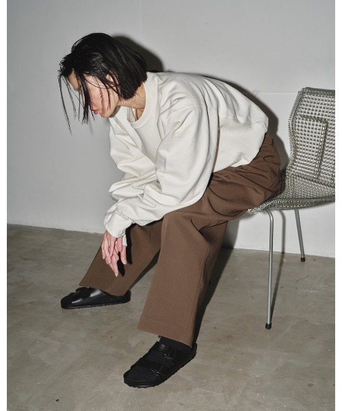 TODAYFUL(トゥデイフル)の「Vintage Sweat Pullover(パーカー・レディース・モカ/ブラック/ホワイト・FREE)」の12枚目の写真