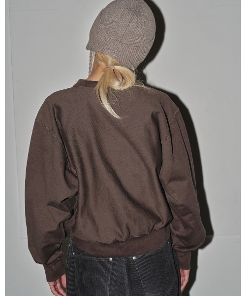 TODAYFUL(トゥデイフル)の「Vintage Sweat Pullover(パーカー・レディース・モカ/ブラック/ホワイト・FREE)」の15枚目の写真