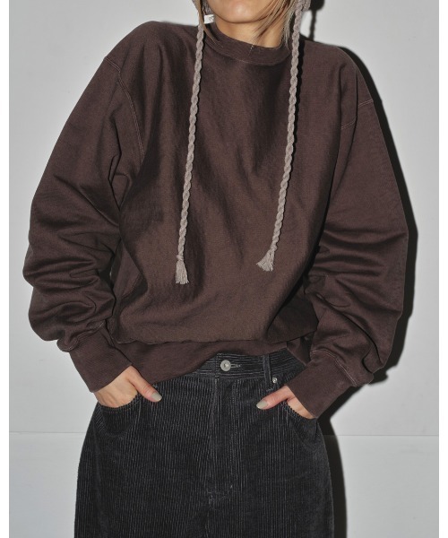 TODAYFUL(トゥデイフル)の「Vintage Sweat Pullover(パーカー・レディース・モカ/ブラック/ホワイト・FREE)」の16枚目の写真