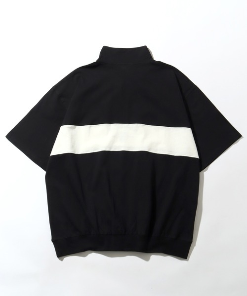 U.S. POLO ASSN.(ユーエスポロアッスン)の「【U.S. POLO ASSN./ユーエスポロアッスン】ロゴ刺繍 配色切り替え 半袖ハーフジッププルオーバー(Tシャツ/カットソー・メンズ・ホワイト/ネイビー/ブラック/杢グレー・M/L/LL)」の16枚目の写真