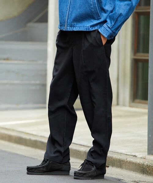 FREAK'S STORE（フリークスストア）の「EASY WEAR/ポリエステル・トロピカル イージーパンツ/リラックスフィット（その他パンツ・メンズ・チャコール/ネイビー/ブラック・LARGE/SMALL/MEDIUM）」の22枚目の写真