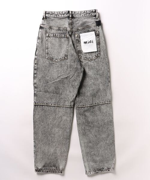 mici（ミチ）の「(mici)ラップデニムパンツ（デニムパンツ・レディース・グレー/ブルー・SMALL/MEDIUM）」の8枚目の写真