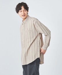 green label relaxing（グリーンレーベルリラクシング）の「Morley ビッグ ストライプ シャツ（シャツ/ブラウス）」