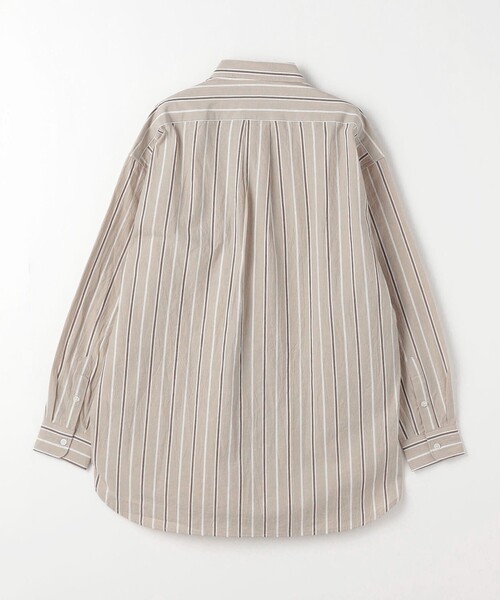 green label relaxing（グリーンレーベルリラクシング）の「Morley ビッグ ストライプ シャツ（シャツ/ブラウス・メンズ・ベージュ/コバルトブルー/グレー・S/L/M）」の19枚目の写真