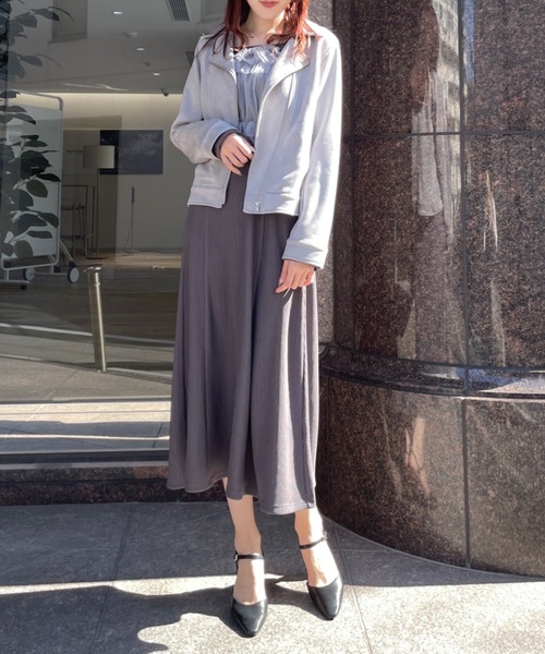 TORTE（トルテ）の「スエードポンチライダースジャケット（ライダースジャケット・レディース・ホワイト/ピンク/グレー・FREE）」の15枚目の写真