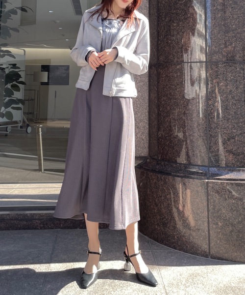 TORTE（トルテ）の「スエードポンチライダースジャケット（ライダースジャケット・レディース・ホワイト/ピンク/グレー・FREE）」の16枚目の写真