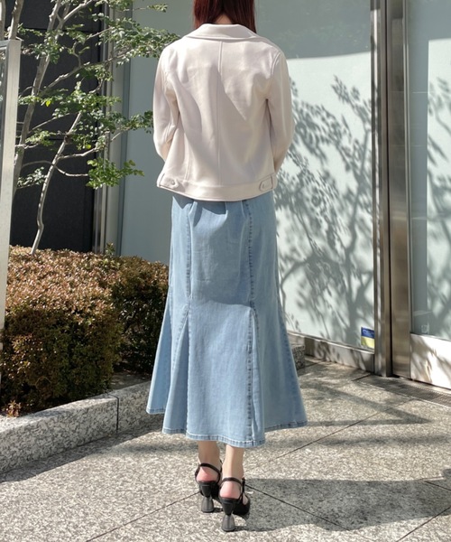 TORTE（トルテ）の「スエードポンチライダースジャケット（ライダースジャケット・レディース・ホワイト/ピンク/グレー・FREE）」の10枚目の写真