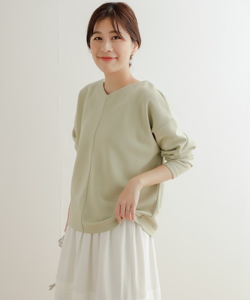 セール】Vネックドルマンプルオーバー（Tシャツ/カットソー