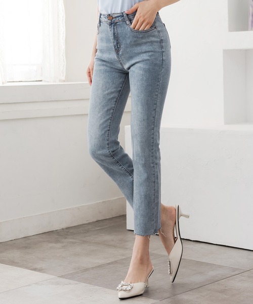 Julia Boutique（ジュリアブティック）の「ハイウエストスキニーパンツ/24004（その他パンツ・レディース・ブルー/ブラック・L/M/S/XS）」の2枚目の写真