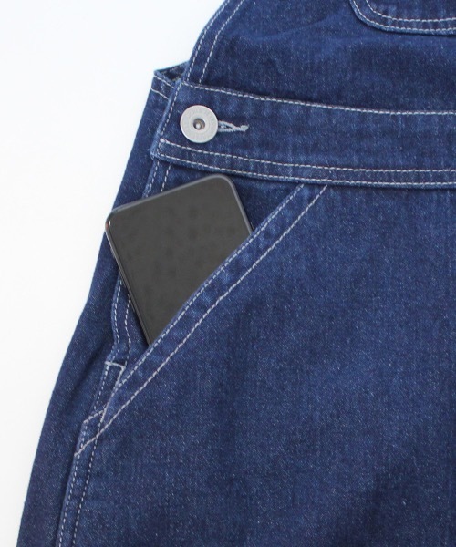 Emma（SELECT LEVERY）（エマ セレクトリベリー）の「サーカスサロペット（サロペット/オーバーオール・レディース・ネイビー/ベージュ/ホワイト/ワンウォッシュ/ライトブルー/ブラック・SMALL/MEDIUM/LARGE/X-LARGE）」の22枚目の写真