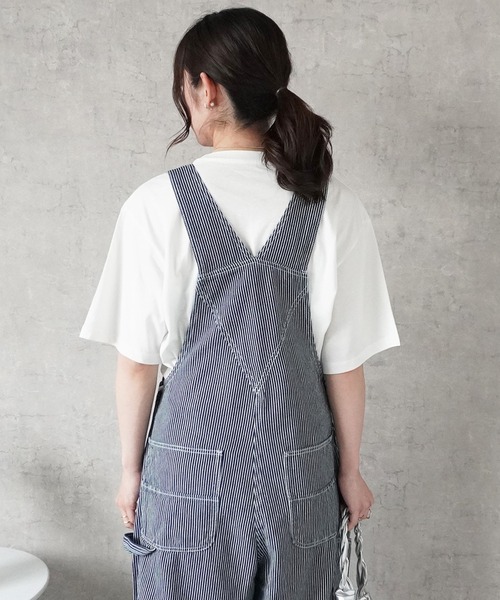 SELECT LEVERY(セレクトリベリー)の「サーカスサロペット(サロペット/オーバーオール・レディース・ネイビー/ベージュ/ホワイト/ワンウォッシュ/ライトブルー/ブラック・SMALL/MEDIUM/LARGE/X-LARGE)」の20枚目の写真