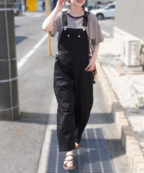 SELECT LEVERY(セレクトリベリー)の「サーカスサロペット(サロペット/オーバーオール・レディース・ネイビー/ベージュ/ホワイト/ワンウォッシュ/ライトブルー/ブラック・SMALL/MEDIUM/LARGE/X-LARGE)」の11枚目の写真
