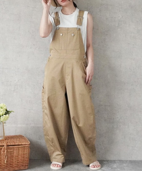 SELECT LEVERY(セレクトリベリー)の「サーカスサロペット(サロペット/オーバーオール・レディース・ネイビー/ベージュ/ホワイト/ワンウォッシュ/ライトブルー/ブラック・SMALL/MEDIUM/LARGE/X-LARGE)」の7枚目の写真